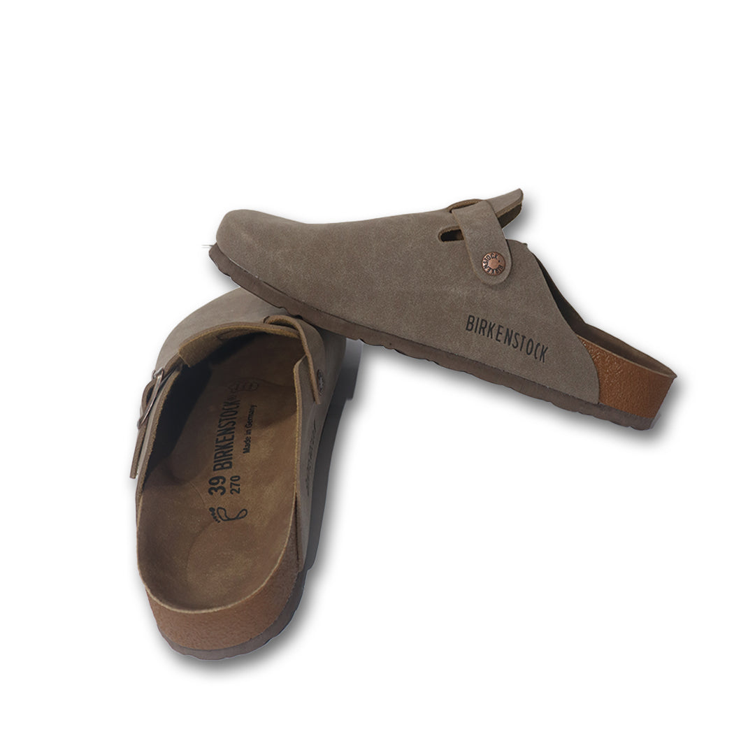 Birkenstock Boston Clogs in DARK GRAY