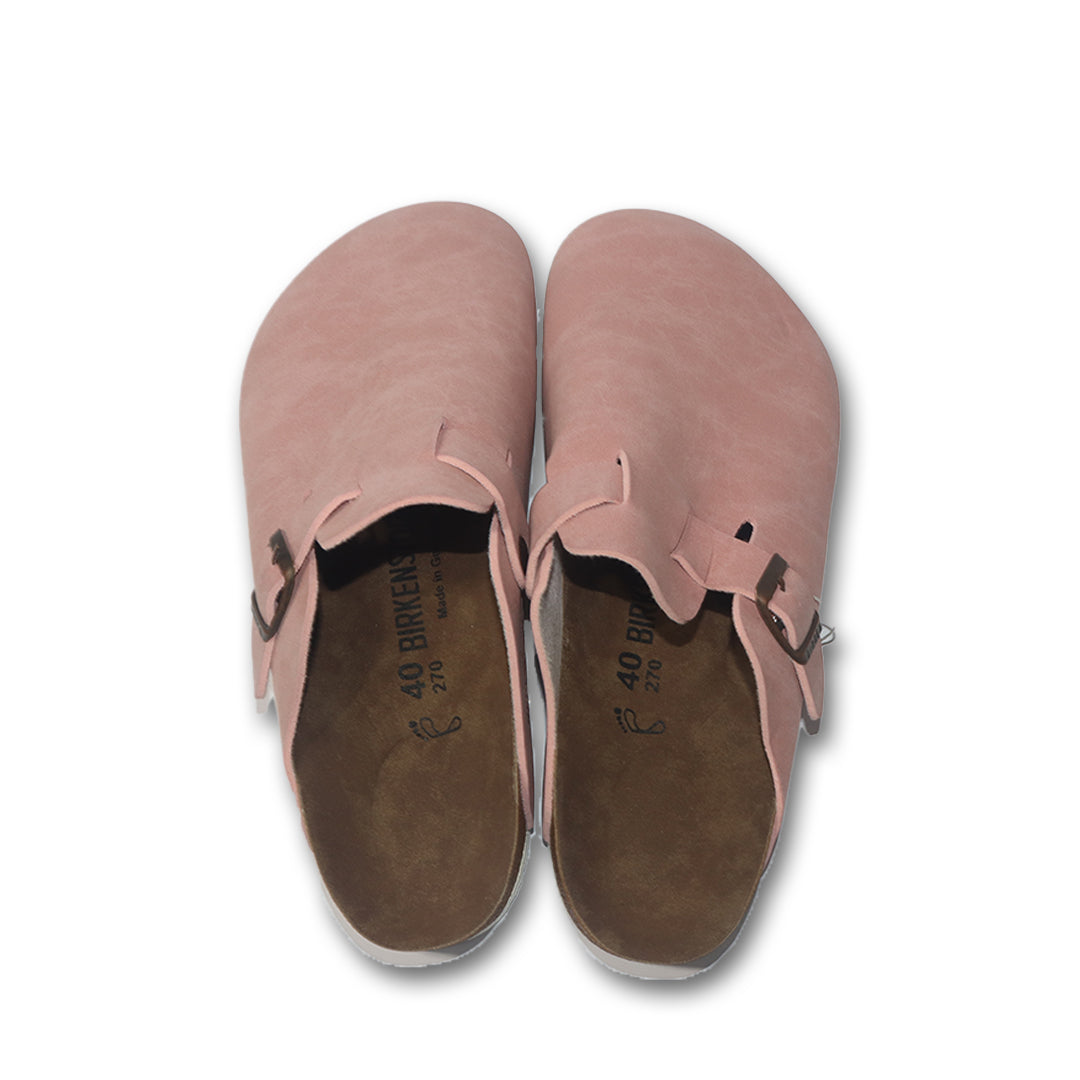 Birkenstock Boston Clogs in Pink