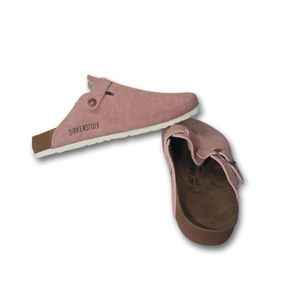 Birkenstock Boston Clogs in Pink